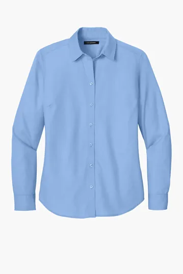 Port Authority Women's Long Sleeve Nailhead Easy Care Shirt — view 3
