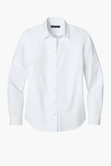 Port Authority Women's Long Sleeve Nailhead Easy Care Shirt — view 4