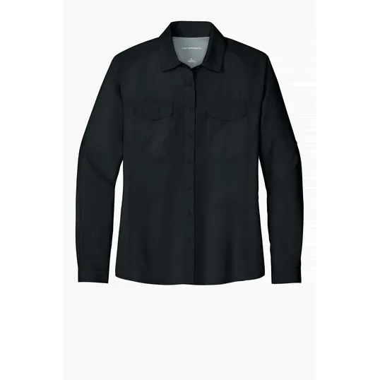 Port Authority Women's Long Sleeve UV Daybreak Shirt — view 3