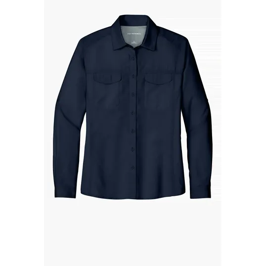 Port Authority Women's Long Sleeve UV Daybreak Shirt — view 5