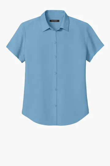 Port Authority Women's Short Sleeve UV Dockside Shirt — view 2