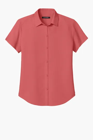 Port Authority Women's Short Sleeve UV Dockside Shirt — view 3