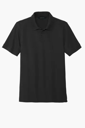 Mercer+Mettle Stretch Heavyweight Pique Polo — view 5