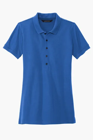 Mercer+Mettle Women's Stretch Heavyweight Pique Polo — view 4