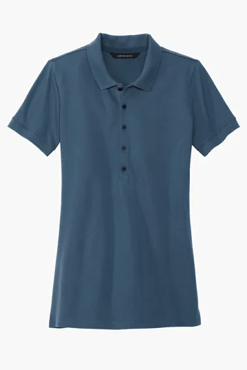 Mercer+Mettle Women's Stretch Heavyweight Pique Polo — view 6