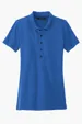 Mercer+Mettle Women's Stretch Heavyweight Pique Polo — view 4