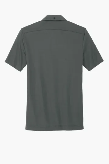 Mercer+Mettle Stretch Pique Full-Button Polo — view 9