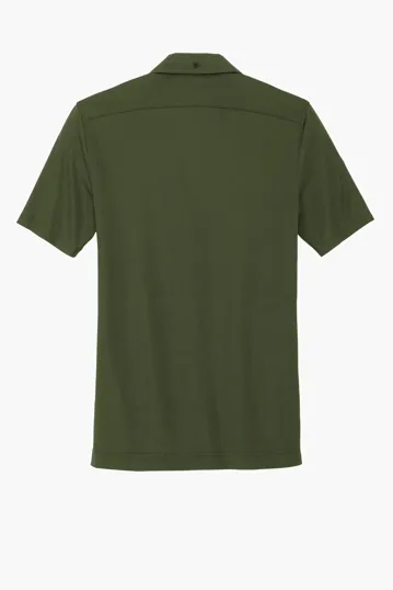 Mercer+Mettle Stretch Pique Full-Button Polo — view 14