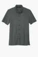 Mercer+Mettle Stretch Pique Full-Button Polo — view 2