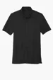 Mercer+Mettle Stretch Pique Full-Button Polo — view 4
