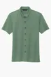 Mercer+Mettle Stretch Pique Full-Button Polo — view 6