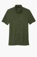 Mercer+Mettle Stretch Pique Full-Button Polo — view 7