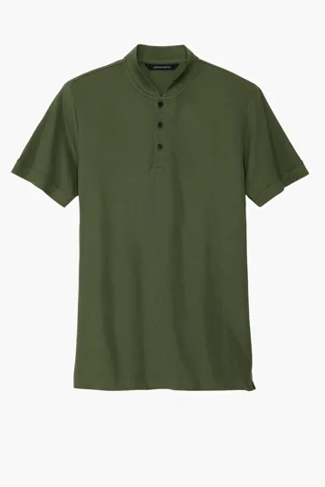 Mercer+Mettle Stretch Pique Henley — view 7