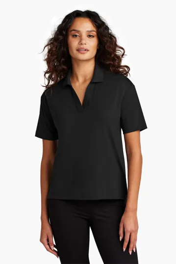 Mercer+Mettle Women's Stretch Jersey Polo — view 2
