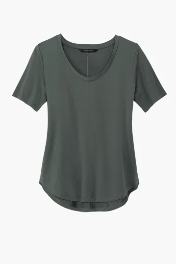 Mercer+Mettle Women's Stretch Jersey Relaxed Scoop Tee — view 2