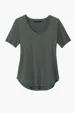Mercer+Mettle Women's Stretch Jersey Relaxed Scoop Tee — view 2