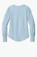 Mercer+Mettle Women's Stretch Jersey Long Sleeve Blouson Top — view 10