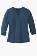 Mercer+Mettle Women's Stretch Crepe 3/4-Sleeve Blouse — view 4