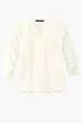 Mercer+Mettle Women's Stretch Crepe 3/4-Sleeve Blouse — view 5