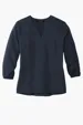 Mercer+Mettle Women's Stretch Crepe 3/4-Sleeve Blouse — view 6