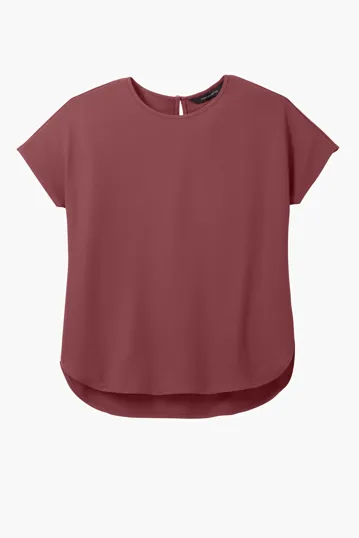 Mercer+Mettle Women's Stretch Crepe Crew — view 5