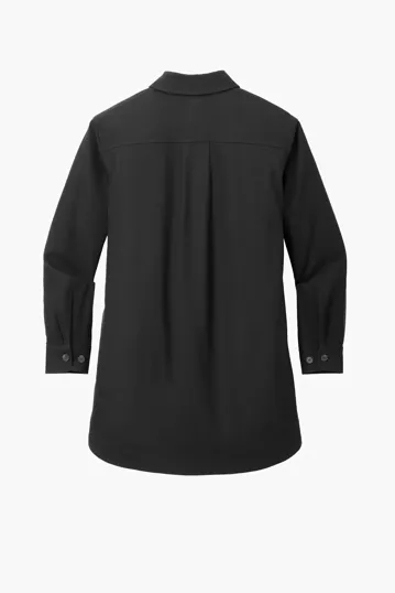 Mercer+Mettle Women's Long Sleeve Twill Overshirt — view 4
