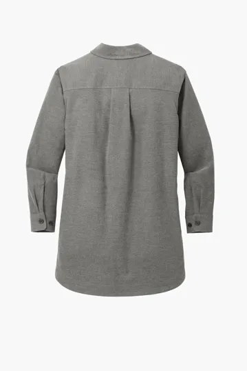 Mercer+Mettle Women's Long Sleeve Twill Overshirt — view 5