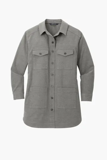 Mercer+Mettle Women's Long Sleeve Twill Overshirt — view 3