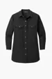 Mercer+Mettle Women's Long Sleeve Twill Overshirt — view 2