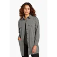 Mercer+Mettle Women's Long Sleeve Twill Overshirt