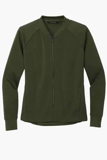 Mercer+Mettle Women's Double-Knit Bomber Jacket — view 5