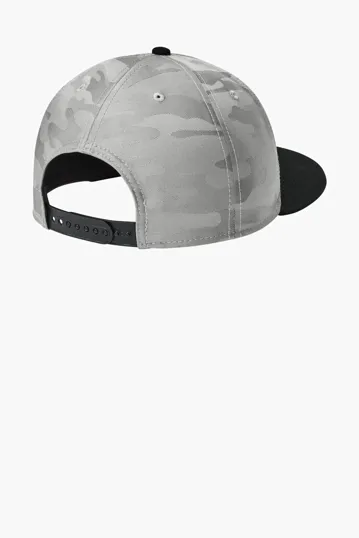 New Era Camo Flat Bill Snapback Cap — view 9