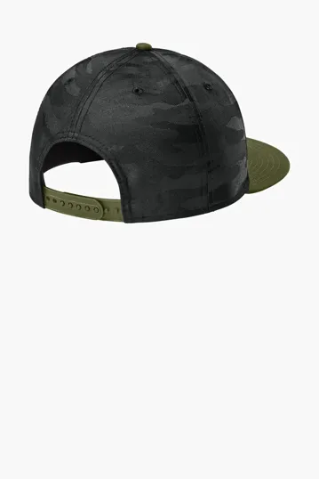 New Era Camo Flat Bill Snapback Cap — view 11