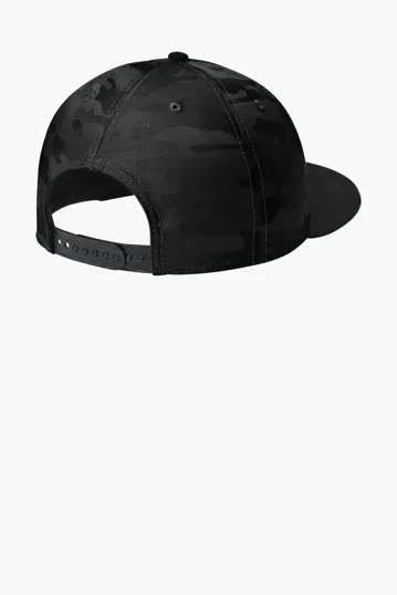 New Era Camo Flat Bill Snapback Cap — view 12