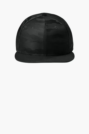 New Era Camo Flat Bill Snapback Cap — view 7