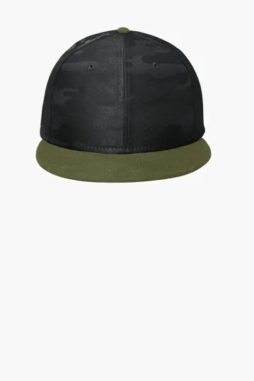 New Era Camo Flat Bill Snapback Cap — view 14