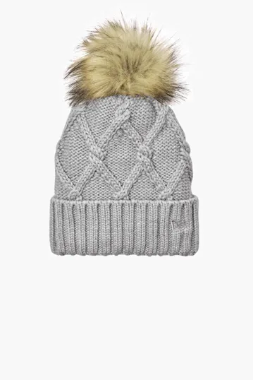 New Era Faux Fur Pom Beanie — view 3