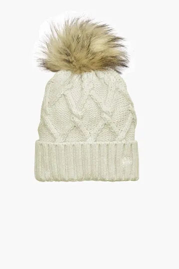 New Era Faux Fur Pom Beanie — view 4
