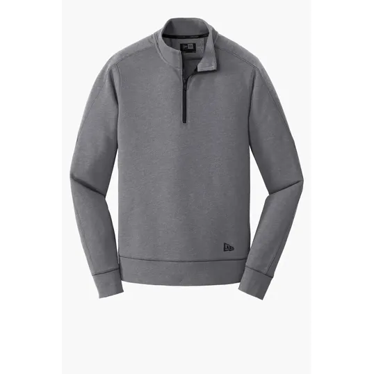 New Era Tri-Blend Fleece 1/4-Zip Pullover — view 4