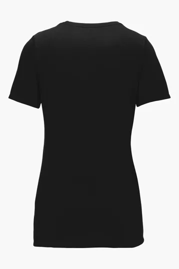 Nike Women's Dri-FIT Cotton/Poly Scoop Neck Tee — view 9