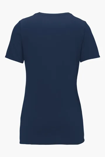 Nike Women's Dri-FIT Cotton/Poly Scoop Neck Tee — view 10