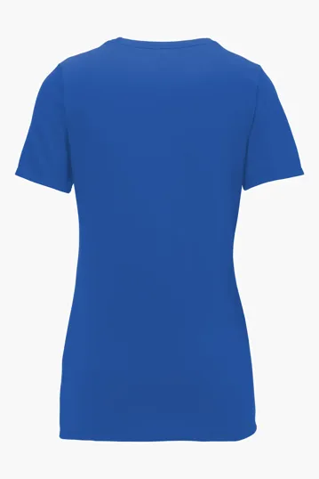 Nike Women's Dri-FIT Cotton/Poly Scoop Neck Tee — view 11