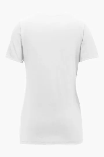 Nike Women's Dri-FIT Cotton/Poly Scoop Neck Tee — view 13