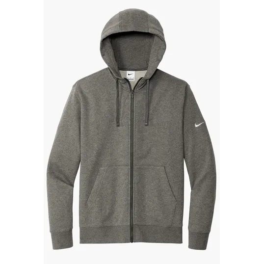 Nike Club Fleece Sleeve Swoosh Full-Zip Hoodie — view 3