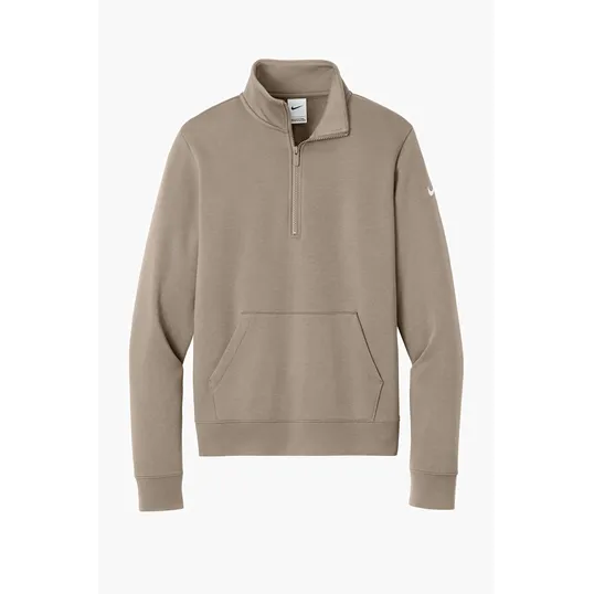 Nike Women's Club Fleece Sleeve Swoosh 1/2-Zip — view 18