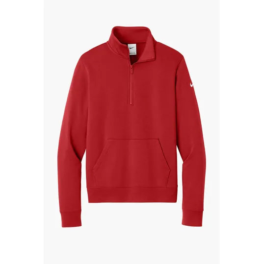 Nike Women's Club Fleece Sleeve Swoosh 1/2-Zip — view 21