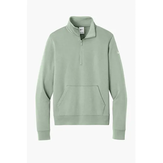 Nike Women's Club Fleece Sleeve Swoosh 1/2-Zip — view 17