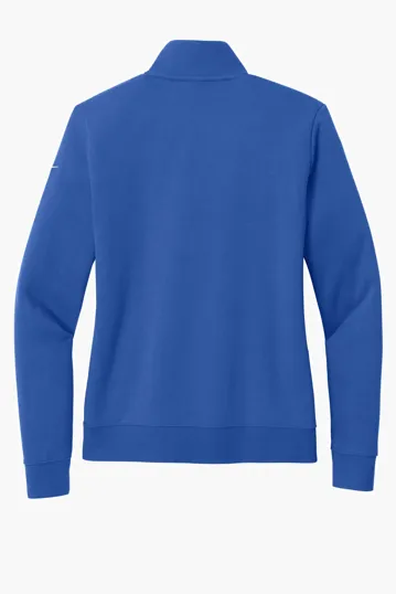 Nike Women's Club Fleece Sleeve Swoosh 1/2-Zip — view 11