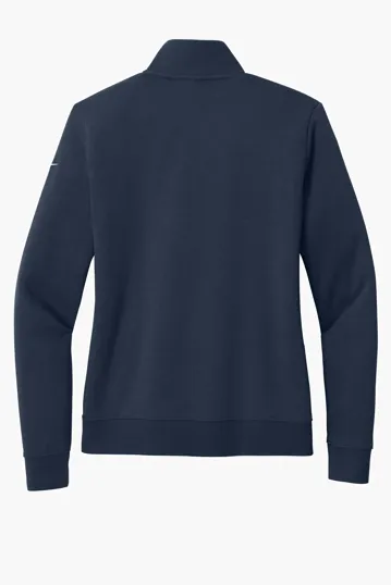 Nike Women's Club Fleece Sleeve Swoosh 1/2-Zip — view 12