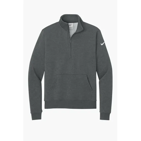 Nike Women's Club Fleece Sleeve Swoosh 1/2-Zip — view 14